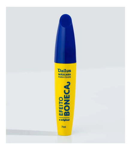 Kit Máscara Cílios Efeito Boneca Volume Russo Rímel Dailus Preto