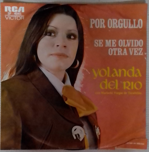 Yolanda Del Río/ Por Orgullo Se Me Olvidó Otra Vez Vinil 2t.