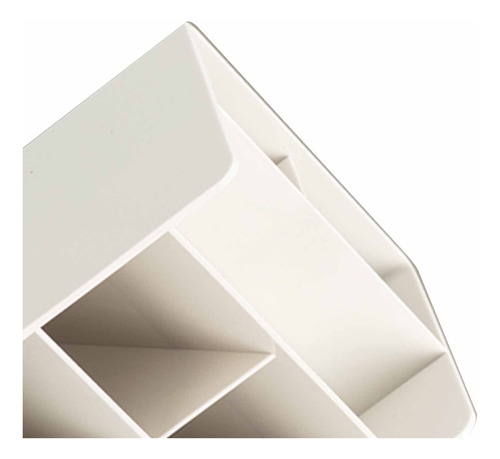 Portalápices Blanco Para Escritorio Multiusos, De Gran Capac