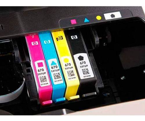 Cartucho De Tinta Hp 670 Negro Original (cz113al)