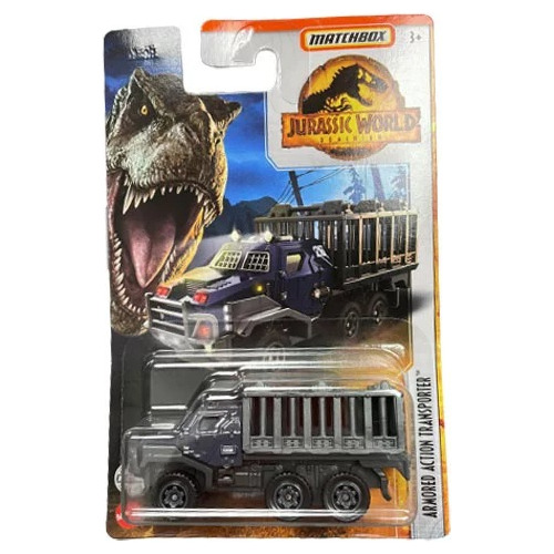 Matchbox Jurassic World Armored Action Transporter+obsequio 