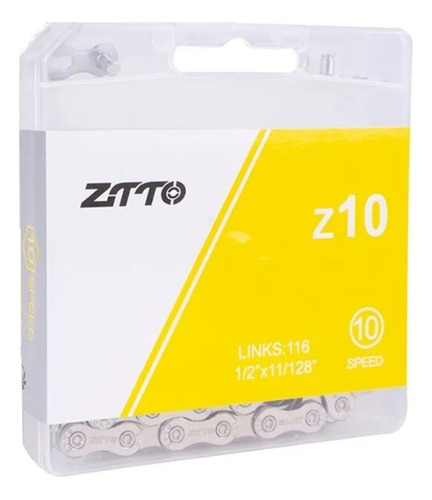 Cadena Ztto Z 10v. S - Silver (plateada) . 116 Eslabones