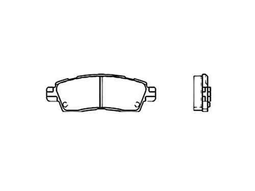 Juego  Balatas Buick Enclave 10-17 Traseras