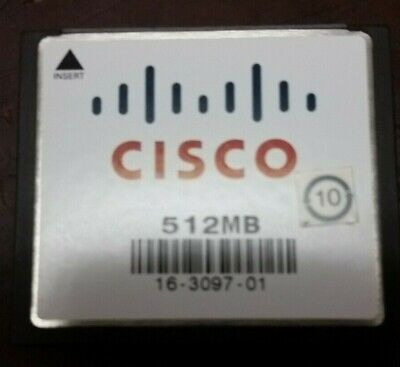 Cisco 512mb Cf Compact Flash Card For Cisco Routers 16-3 Ttq