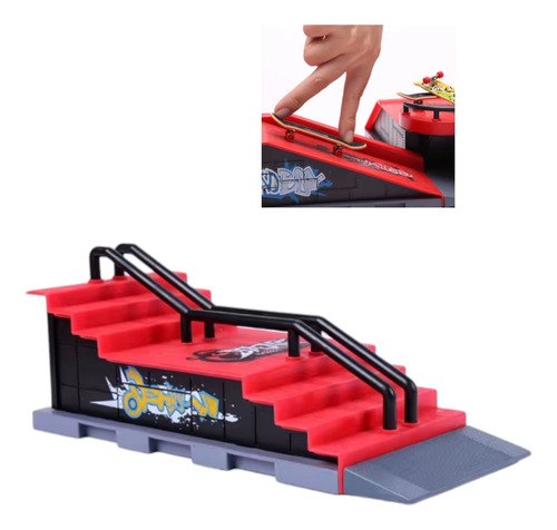 Skate Para Dedos Kit Parque De Patinaje Con Dedos Accesorios