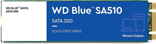 Ssd Western Digital Wds100t3b0b, M.2 2280, 1 Tb, Azul