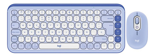 Teclado Logitech + Mouse Pop Icon Bluetooth/wireless