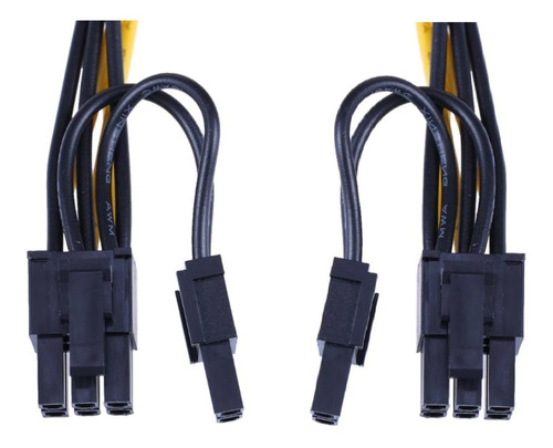 Cable Adaptador Pci-e De 6 Pines A Doble 6 Y 8 Pines Grafica