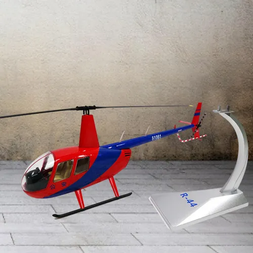 1:32 Robinson R44 Air Force Diecast Modelo De Avión Con