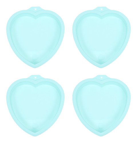 Molde Para Tartas Love Baking Molds, 4 Unidades