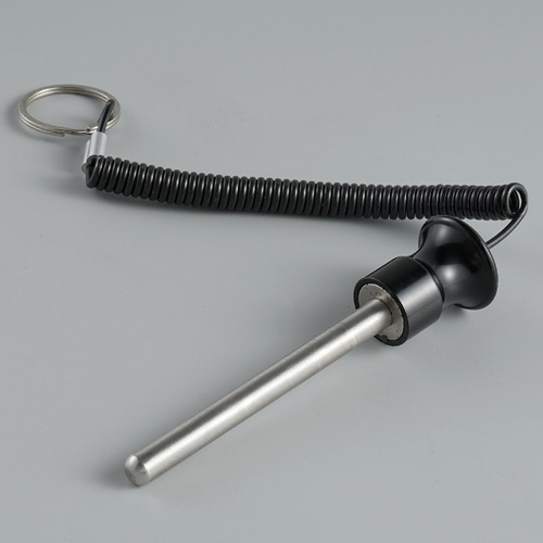 Pasador De Pila De Pesas Portátil Con Pieza Negro 8mmx125mm