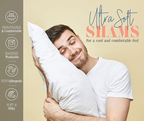 Juego De 2 Fundas De Almohada Plisadas Microfibra 1500