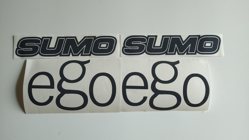 Toyota Prado Sumo Ego Calcomanías Laterales Gris Oscuro 