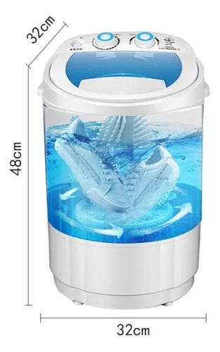 Mini Lavadora Portátil, Semiautomática