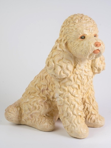 Poodle Canela Figura Decorativa Mediana Única