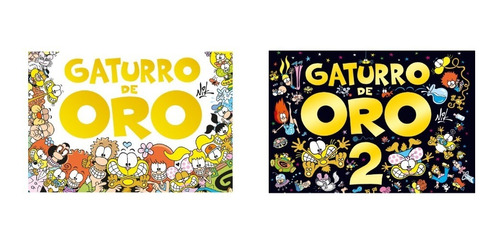 Gaturro De Oro 1 + 2 - Nik - Salamandra - 2 Libros