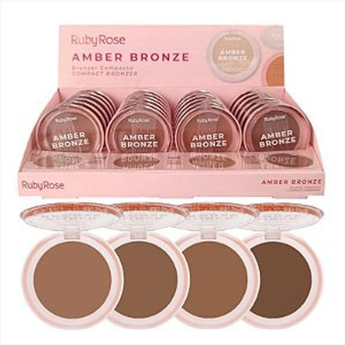 Ruby Rose Bronzer Compacto Amber Hbm202 7g