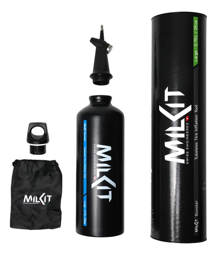 Milkit Booster Sin Camara  Inflador De Neumaticos De Bicicl