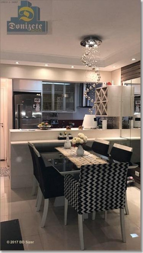 Apartamento Com 3 Dormitórios À Venda, 70 M² Por R$ 399.000,00 - Vila Valparaíso - Santo André/sp - Ap3481