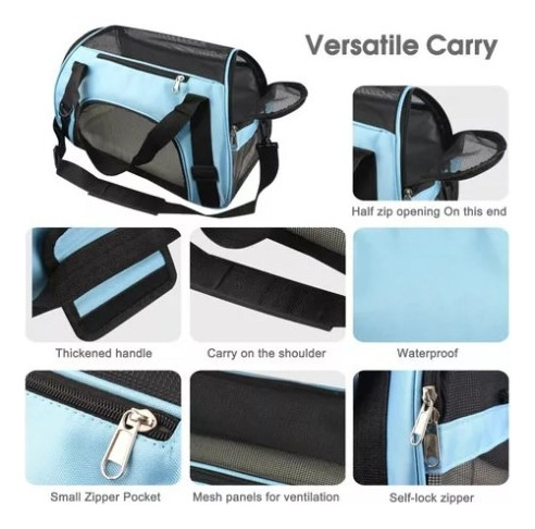 Portadores De Mascotas, Port¿til Plegable Bolsa Para Perros