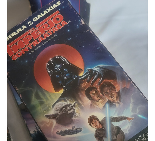 Coleccion 3 Cassetes Vhs Trilogia Starwars 80s Videovisa (Usado)