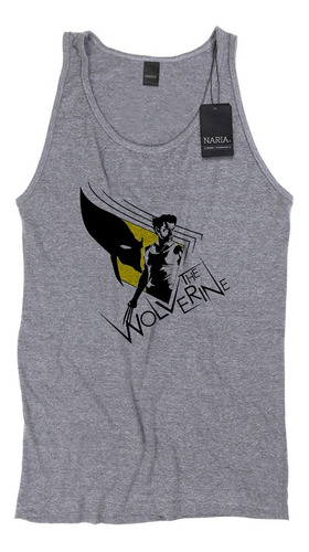 Musculosa Hombre Wolverine Diseño Art Logo - Pswo2