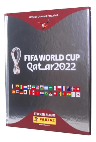 Álbum Copa Do Mundo Qatar 2022 Panini Prata Capa Dura