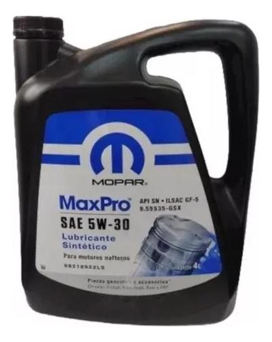 Mopar Maxp Synt Diesel Dpf 5w30 X4l Jeep L62823