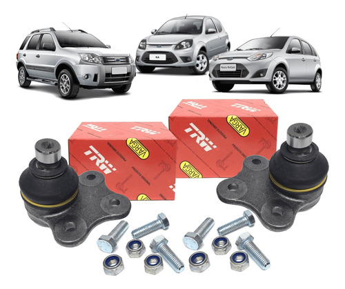 Par Pivo Suspensão Fiesta Ecosport 03 A 12 Ka 09 A 13