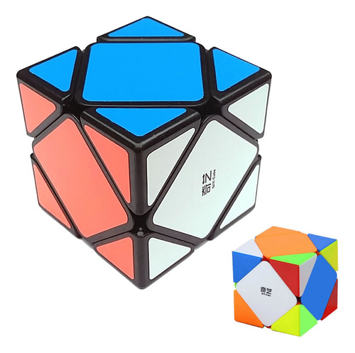 Cubo Rubik Qiyi Skewb Qicheng Negro Y Stickerless