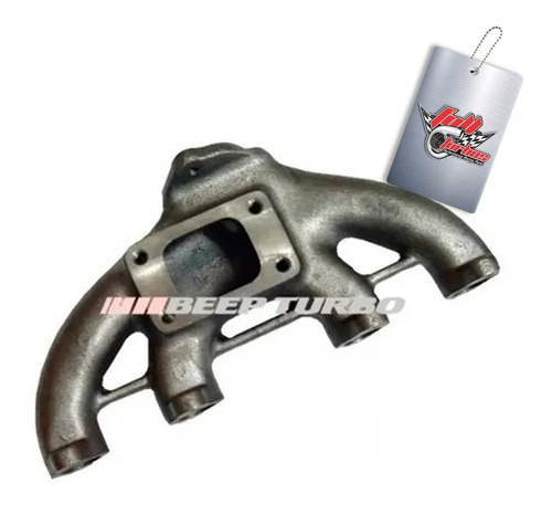 Coletor Turbo Ap 8v Mono Monofluxo Para Baixo T3