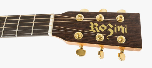 Violão Baby Rozini Rx120 Premium Natural Pré Fishman +capa