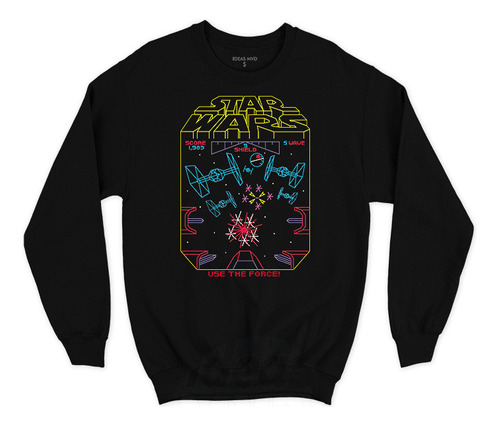 Buzo Star Wars Use The Force (negro:) Ideas Mvd