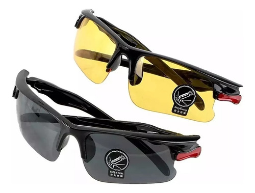 Pack 2 Gafas De Sol Antipolarización Lentes Uv Para Conducir