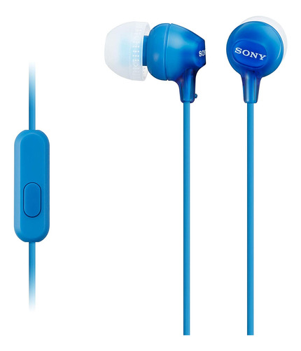Audífonos In-ear Con Microfono Sony Mdrex15ap | Azul