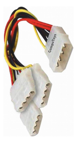 Zfte03 Cable Triplicador Poder Molex Ide 1x3 Computoys