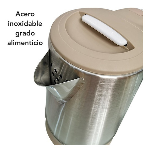 Tetera Jarra Electrica Hervidor Agua De Acero Inoxidable 2 L