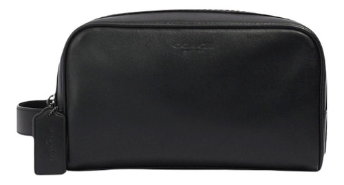 Sobaquera Coach Original Neceser Hombre All Black De Cuero