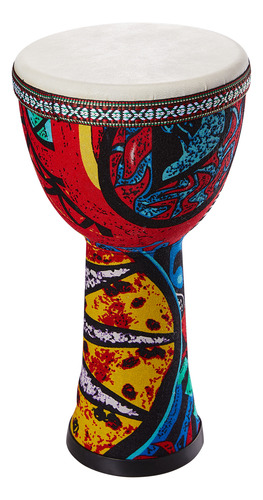 Tambor Africano De Pvc Con Cuerpo De Tambor De 8 Pulgadas, S