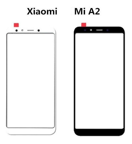 Glass Vidrio Xiaomi Mi A2 Mia2 Pantalla Externa Repuesto