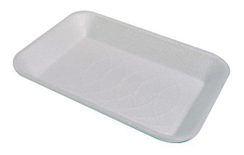 Charola 855 Rectangular Unicel Desechable 250 Pz Plato Full