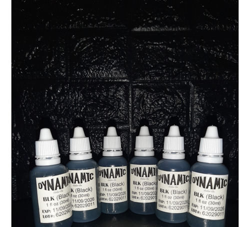 Tinta Para Tatuar Dynamic Black 1 Onz