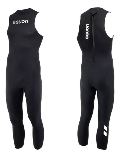 Long John Natação Roupa Neoprene 3mm Triatlo Águas Abertas