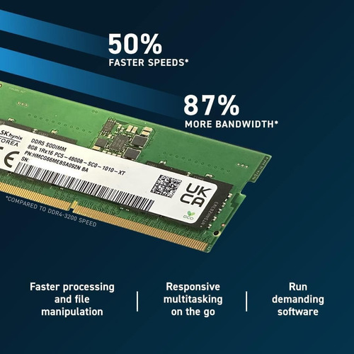 Memória Notebook 8gb Sk Hynix Ddr5 4800mhz