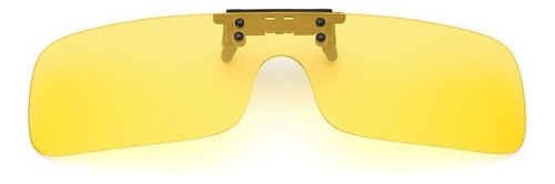 Nova Lentes Óculos Clip On Polarizado Proteção U V 400 Cor Amarelo Cor da lente Amarelo