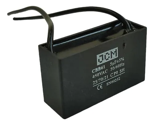 comprar Capacitor Condensador Para Ventiladores Fan 5uf 450vac