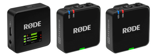 Sistema sem fio Rode Wireless Go 3, cor preta