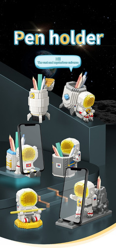 Juguete Creativo De Microbloques Astronauta