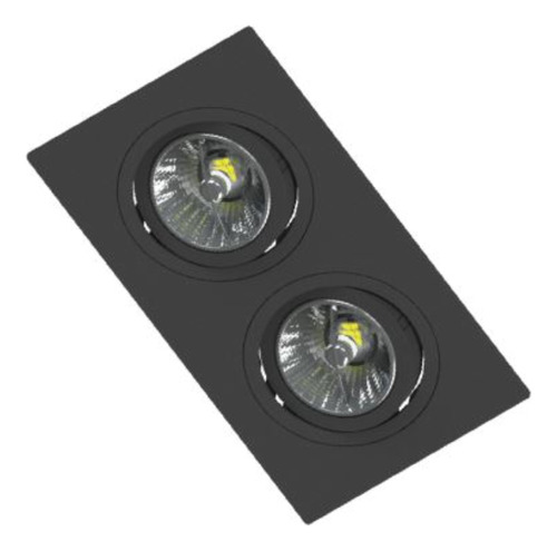  Spot Ar70 Duplo Luminaria Embutir Plano Save Energy