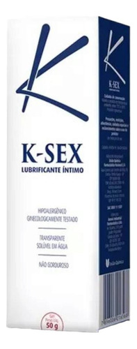 Gel Lubrificante Íntimo  K Sex 50 Gramas 